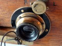 Handmade stereo camera / lens prototype Berthiot Perigraphe