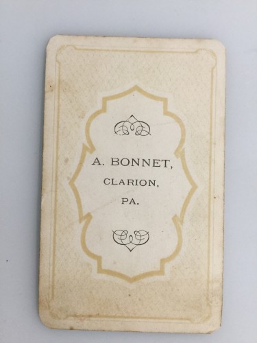 Carte de visite Camino de salvacion - A. Bonnet