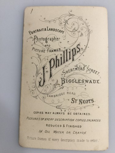 Carte de visite J. Phillips