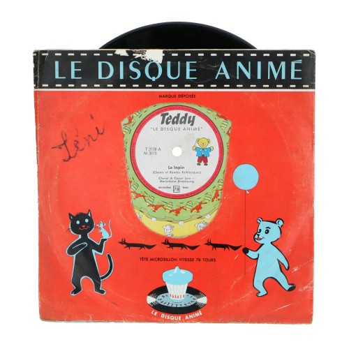 Disco de 78 revoluciones Teddy, Le disque Animé