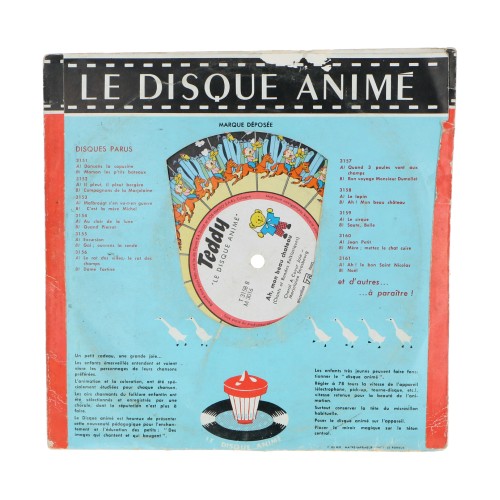 Disco de 78 revoluciones Teddy, Le disque Animé