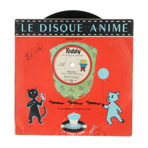 Disco de 78 revoluciones Teddy, Le disque Animé