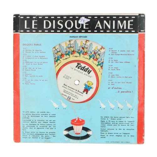 Disco de 78 revoluciones Teddy, Le disque Animé