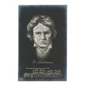 Postal ilusion optica L. V. Beethoven