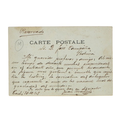 Postal ilusion optica Alphonse XIII
