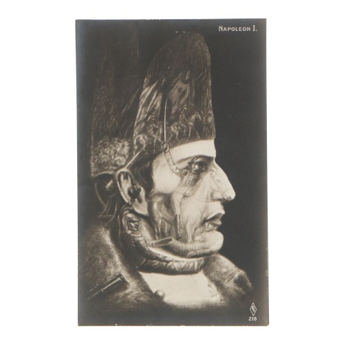 Postal ilusion optica Napoleon I