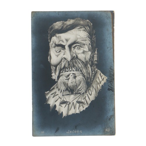 Postal ilusion optica Jaurés