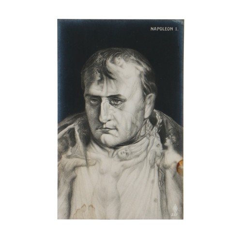 Postal ilusion optica Napoleon I