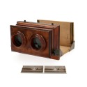 Victorian walnut stereo viewer Wood