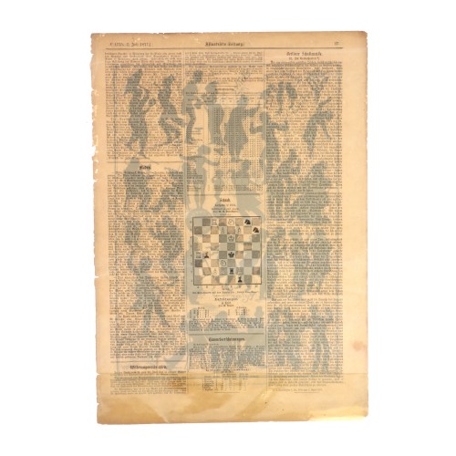 Página de sombras. Periódico Illustrirte Zeitung   1877