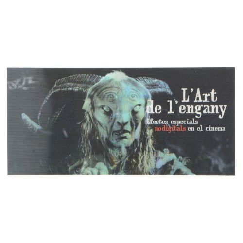 Postal lenticular El laberinto del Fauno Generalitat de Catalunya NO