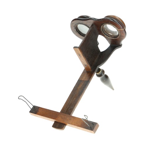 Visor esteroscopico de madera   Oliver Wendell Holmes