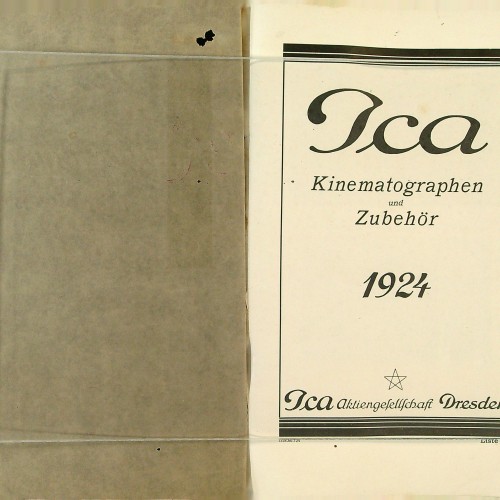 Libro 'Jca Kinematographen 1924'
