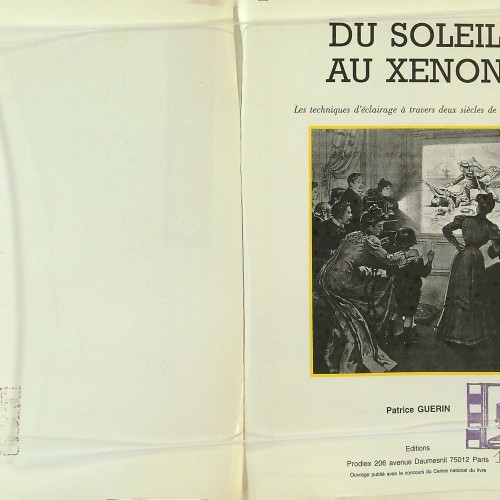 Libro 'DU SOLEIL AU XENON, Patrice Guerin