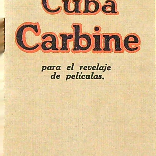 Libro 'la cuba carbine para el revelaje de películas', W. Butcher & Sons, Ltd  Español