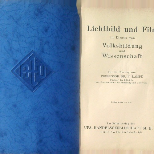 Libro lichtbild und film im dienste von volksbildung ind wisenschaft  1116329 aleman