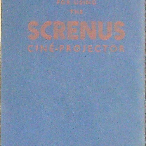 Libro NSTRUCTIONS For using the SCRENUS CINE -PROJECTOR  ingles