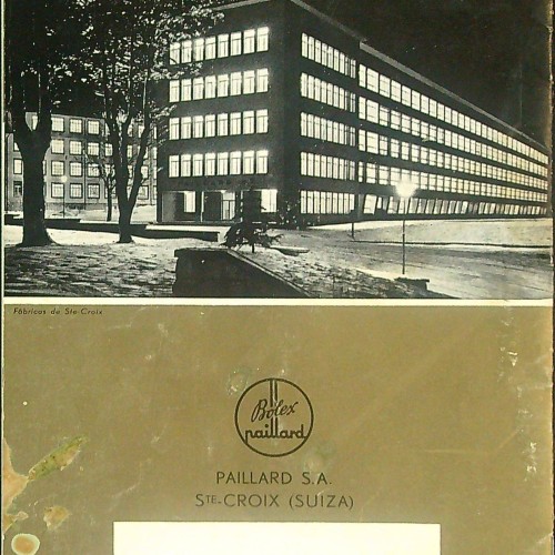Libro cine 16 mm BOLEX PAILLARD  CATALOGO GENERAL  español