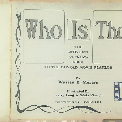 Libro ¿ WHO IS THAT ?