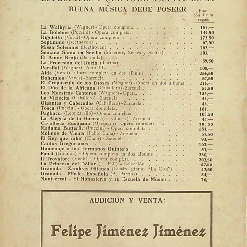 "la voz de su amo" compañia del gramofono.s.a.e.barcelona    julio 1931 jacinta  bartolome