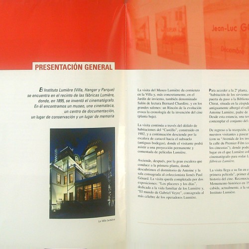 Catalogo  MUSEO LUMIÉRE DE LYON   Español