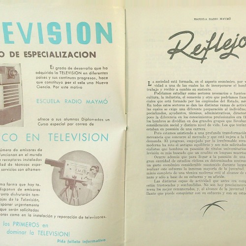 NOTICIARIO PARA ADULTO  Y DIPLOMARIOS ESCUELA RADIO MAYMO (MADRID . BARCELONA VALENCIA . BUENOS - AIRES