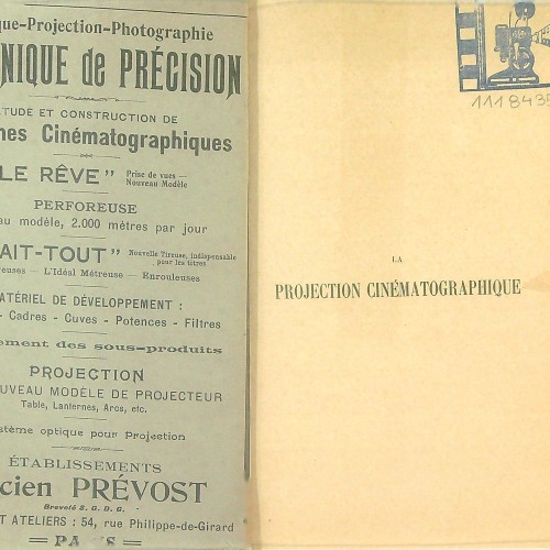La projection cinèmatographique  FRANCES   1118435
