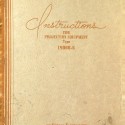 INSTRUCTIONS FOR PROJECTION EQUIPMENT TYPE 19000-6  PLATE 74