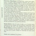 Libro HOMENAJE A KING KONG