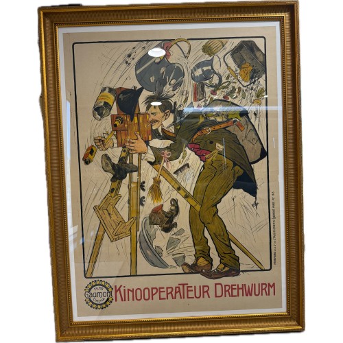 Cuadro 'L'Operateur Tenace' Gaumont 1911