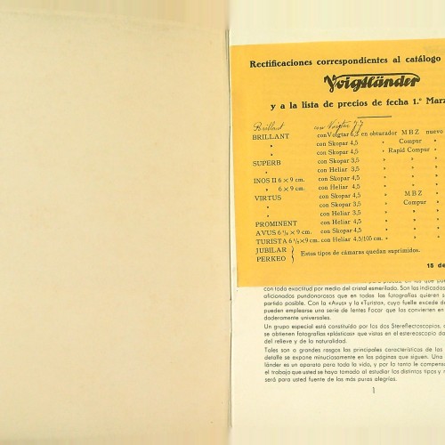 Catalogo   Voigtlander  Español