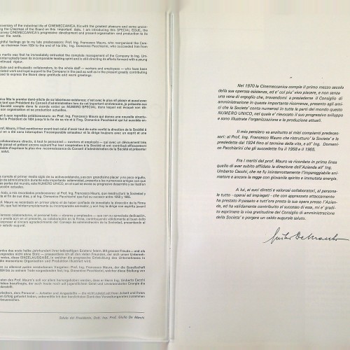 Libro  cinemeccanica milano