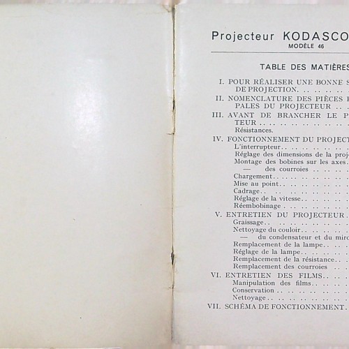 Manual   KODASCOPE HUIT-46
