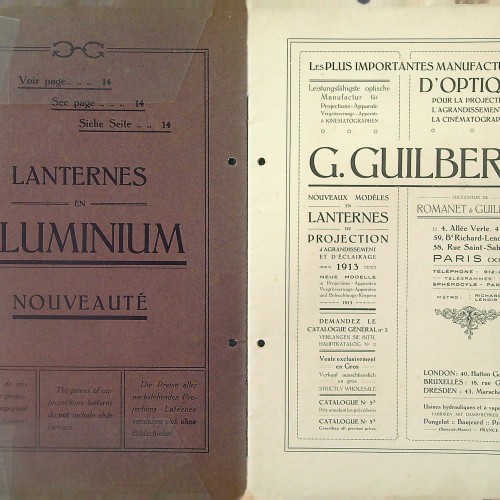Libro   NOUVEAUX APPAREILS DE PROJECTION D'AGRANDISSEMENT ET D'ECLAIRAGE 1913