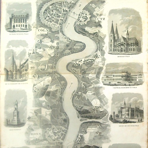 Libro    HIRCHENHEIN  RHEIN- PANORAMS VON MAINZ BIS COLN.