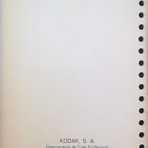 "Películas para cine profesional EASTMAN - Febrero 1971"