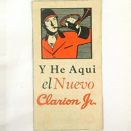 "Y He aqui el Nuevo Clarion Jr."