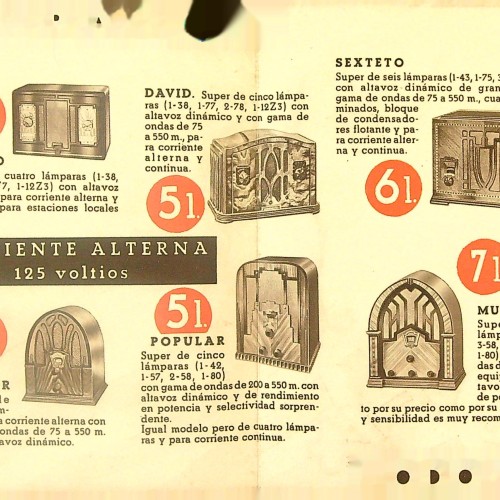 "CROSLEY DE CALIDAD MODELOS 1934"