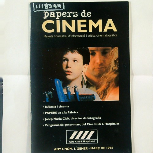 "Papers de CINEMA - revista trimestral de informació i crítica cinematogràfica"      1118344