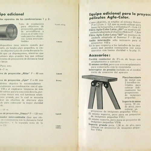 "MODERNOS PROYECTORES DE IMÁGENES PEQUEÑAS ERNST LAITZ, WETZLAR"