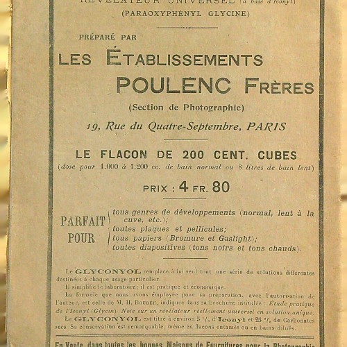 "BULLETIN DE LA SOCIETE FRANCAISE DE PHOTOGRAPHIE 64 ANNÉE 3ª Serie Nª 11 1922."   1116348