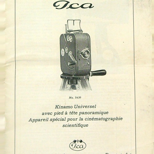 "LE KINAMO UNIVERSEL ica - Ica Société anonyme Dresde"  frances