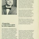 "Preguntas y respuestas sobre la cinta magnética - Formuladas y contestadas por Heinz Ritter"