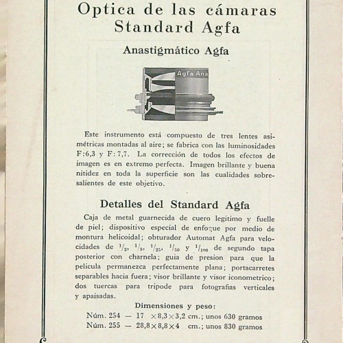 "FOTOGRAFIA AGFA - Standard Agfa"
