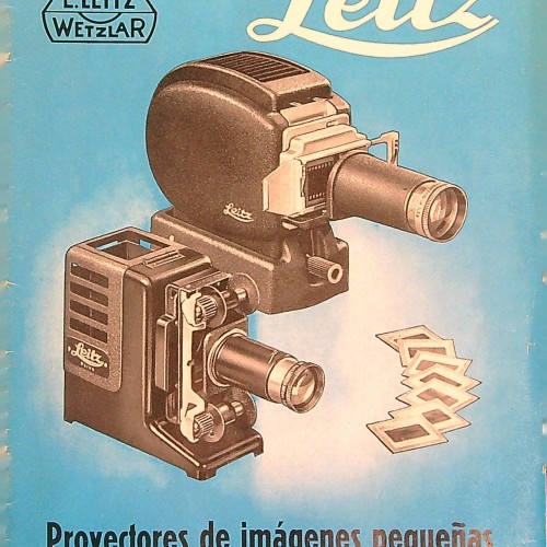 "Leitz E.LEITZ WETZLAR - Proyectores de imágenes pequeñas - PARVO 100 PARVO 250"