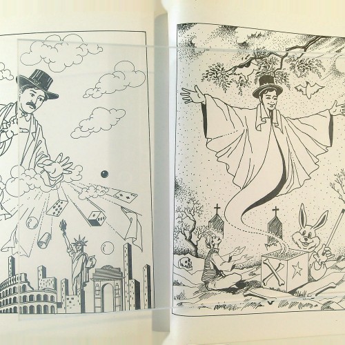 "MAGIC & COLORING BOOK - DO IT YOURSELF - TWO IN ONE"