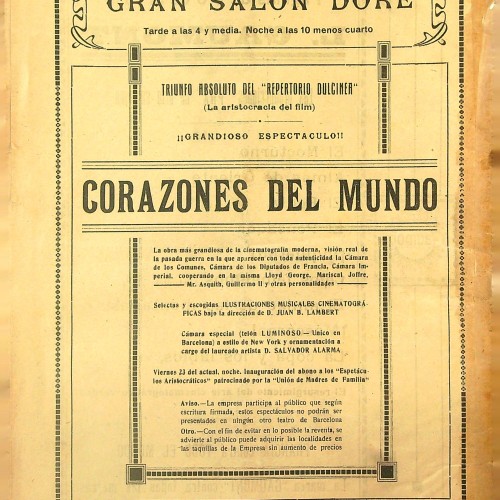 "EL MUNDO CINEMATOGRÁFICO - Edición popular ilustrada - Las grandes artistas - MABEL NORMAND 1920"