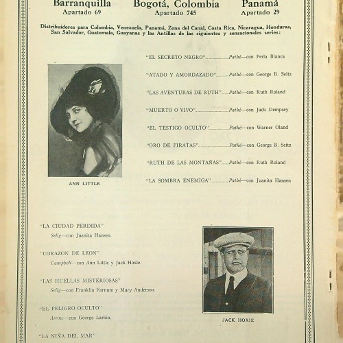 "CINE MUNDIAL - Betty Compson - PARAMOUNT mayo 1921"