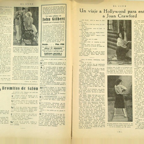 "EL CINE JOHN GILBERT Y GRETA GARBO - Protagonistas de ANA KARENINA de la M.G.M"
