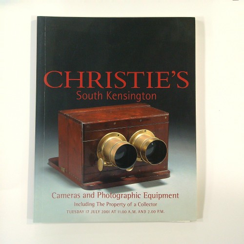 "CHRISTIES South Kensington - 17 July 2001 - Including The Property of a Collector"